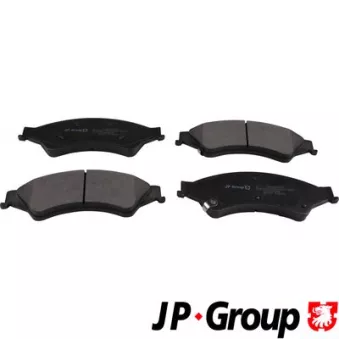 Jeu de 4 plaquettes de frein avant JP GROUP 1563607610