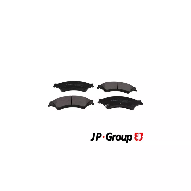 Jeu de 4 plaquettes de frein avant JP GROUP 1563607610