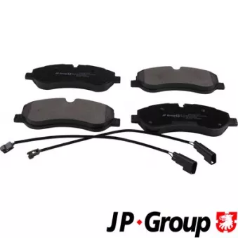 Jeu de 4 plaquettes de frein avant JP GROUP 1563607710