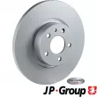 Jeu de 2 disques de frein avant JP GROUP 3063100700 - Visuel 1