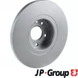 Jeu de 2 disques de frein avant JP GROUP 3063100700 - Visuel 2
