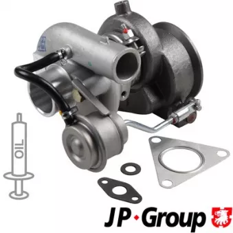 Turbocompresseur, suralimentation JP GROUP 3117400100