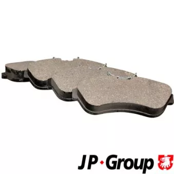 Jeu de 4 plaquettes de frein avant JP GROUP 3163600510