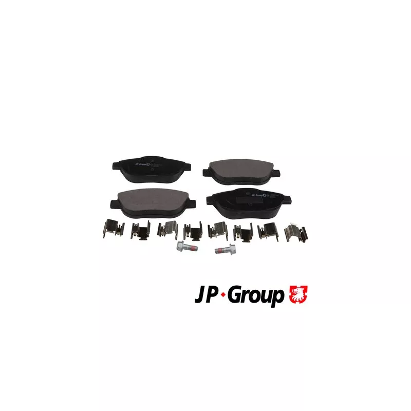 Jeu de 4 plaquettes de frein avant JP GROUP 3163604210