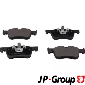 Jeu de 4 plaquettes de frein avant JP GROUP 3163604310