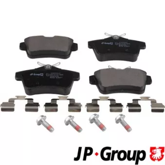 Jeu de 4 plaquettes de frein arrière JP GROUP 3163700410