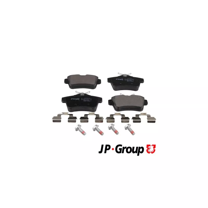 Jeu de 4 plaquettes de frein arrière JP GROUP 3163700410