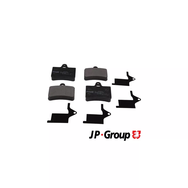 Jeu de 4 plaquettes de frein arrière JP GROUP 3163700510