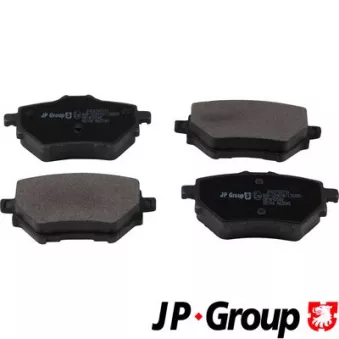 Jeu de 4 plaquettes de frein arrière JP GROUP 3163700710