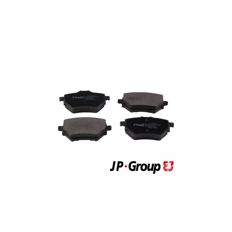 Jeu de 4 plaquettes de frein arrière JP GROUP 3163700710