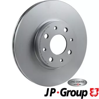 Jeu de 2 disques de frein avant JP GROUP 3363100400