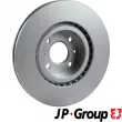 Jeu de 2 disques de frein avant JP GROUP 3363100500 - Visuel 2