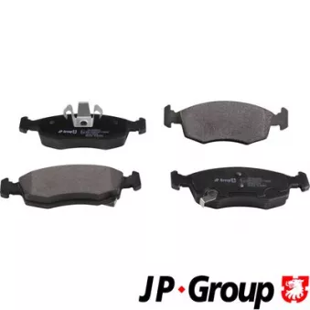 Jeu de 4 plaquettes de frein avant JP GROUP 3363605610