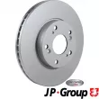 Jeu de 2 disques de frein avant JP GROUP 3463101000 - Visuel 1