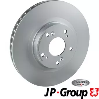 Jeu de 2 disques de frein avant JP GROUP 3463102600