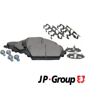 Jeu de 4 plaquettes de frein avant JP GROUP 3463600510