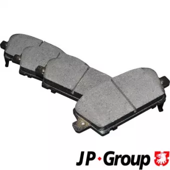 Jeu de 4 plaquettes de frein avant JP GROUP 3463601010