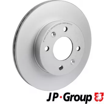 Jeu de 2 disques de frein avant JP GROUP 3563101200