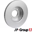 Jeu de 2 disques de frein avant JP GROUP 3563101200 - Visuel 2