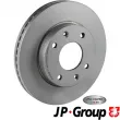 Jeu de 2 disques de frein avant JP GROUP 3563102200 - Visuel 1