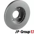 Jeu de 2 disques de frein avant JP GROUP 3563102200 - Visuel 2