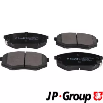 Jeu de 4 plaquettes de frein avant JP GROUP 3563601700