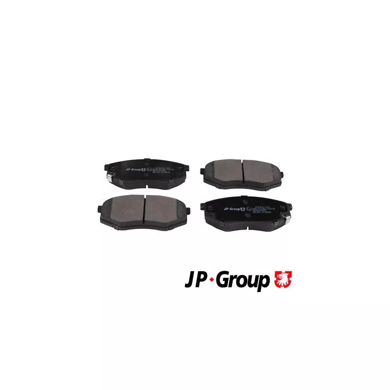 Jeu de 4 plaquettes de frein avant JP GROUP 3563601700