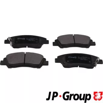 Jeu de 4 plaquettes de frein avant JP GROUP 3563604910