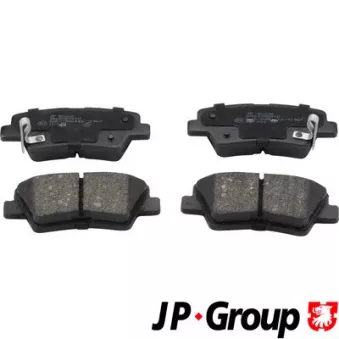 Jeu de 4 plaquettes de frein arrière JP GROUP 3563700910