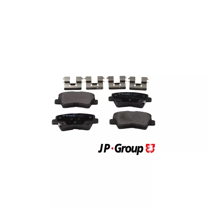 Jeu de 4 plaquettes de frein arrière JP GROUP 3563701110