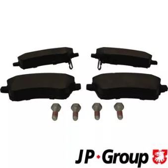 Jeu de 4 plaquettes de frein avant JP GROUP 3663601010