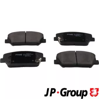 Jeu de 4 plaquettes de frein avant JP GROUP 3663604110