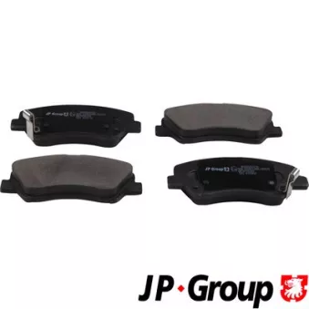 Jeu de 4 plaquettes de frein avant JP GROUP 3663604210
