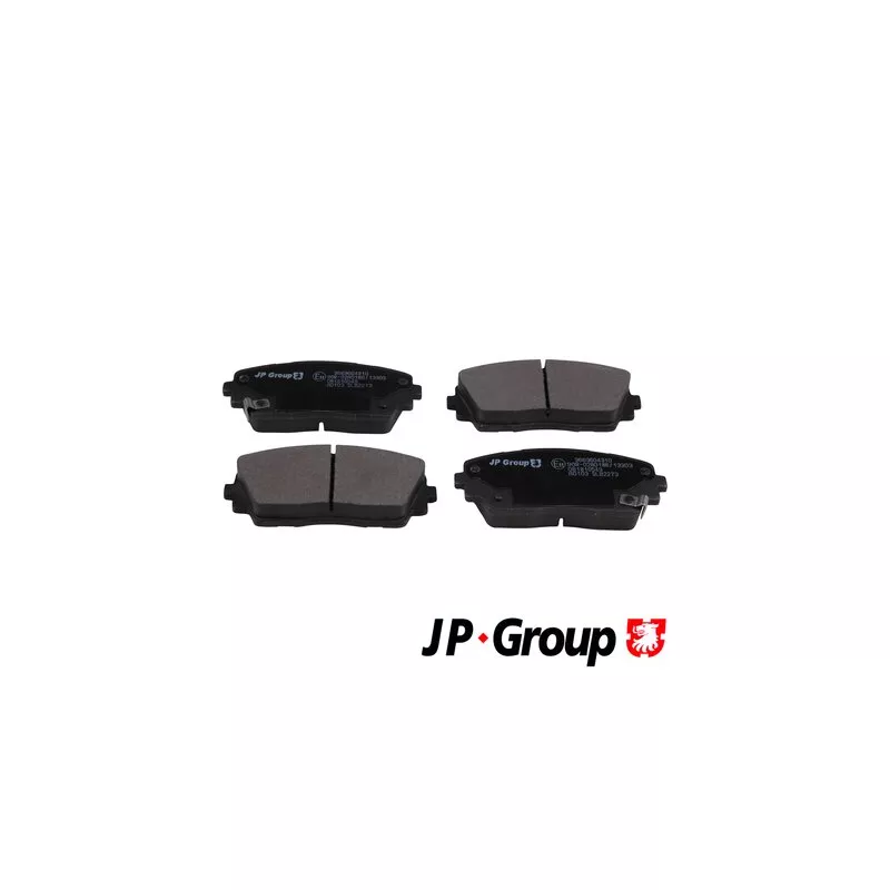 Jeu de 4 plaquettes de frein avant JP GROUP 3663604310