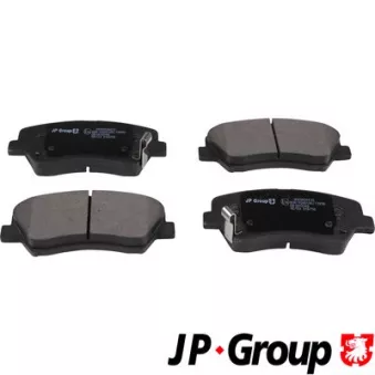 Jeu de 4 plaquettes de frein avant JP GROUP 3663604410