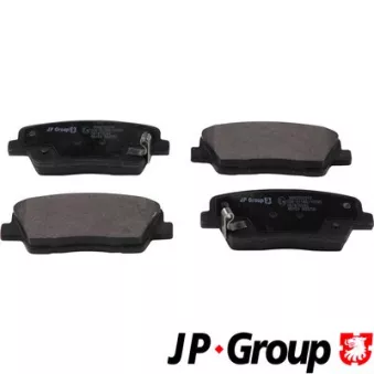 Jeu de 4 plaquettes de frein arrière JP GROUP 3663700510