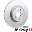Jeu de 2 disques de frein avant JP GROUP 3763101600 - Visuel 1