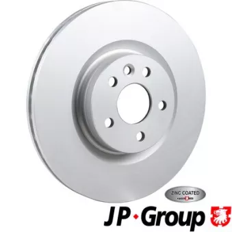 Jeu de 2 disques de frein avant JP GROUP 3763101600