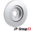 Jeu de 2 disques de frein avant JP GROUP 3763101600 - Visuel 2