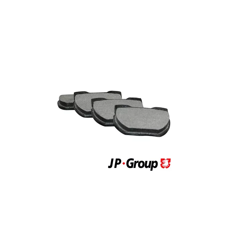 Jeu de 4 plaquettes de frein arrière JP GROUP 3763700210