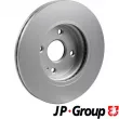 Jeu de 2 disques de frein avant JP GROUP 3863100900 - Visuel 2