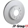 Jeu de 2 disques de frein avant JP GROUP 3863101500 - Visuel 1