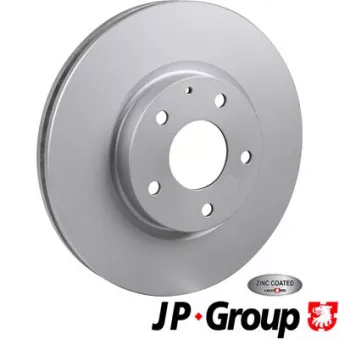Jeu de 2 disques de frein avant JP GROUP 3863102200