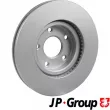 Jeu de 2 disques de frein avant JP GROUP 3863102200 - Visuel 2