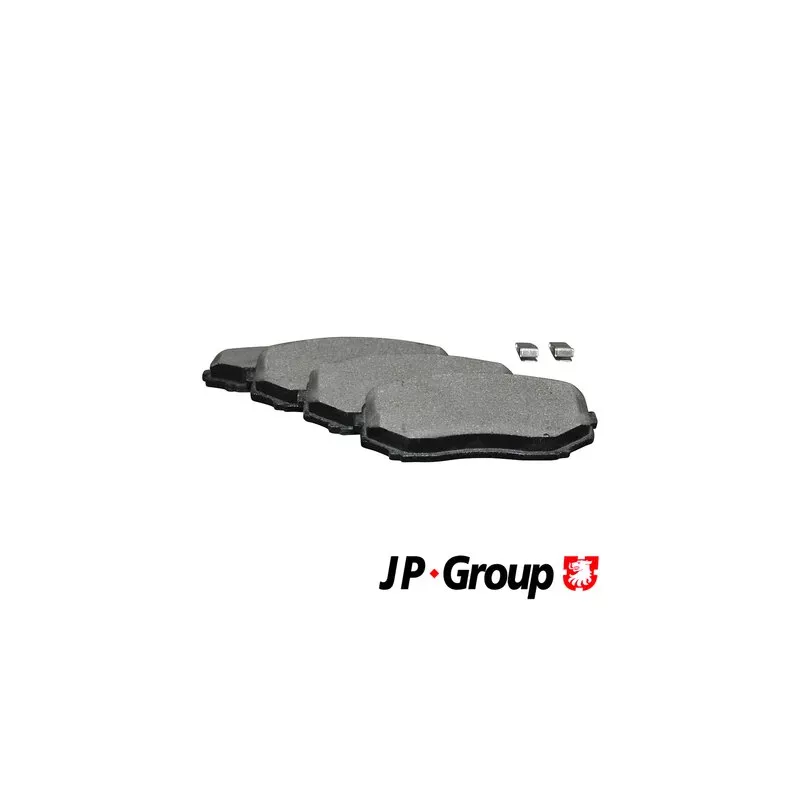 Jeu de 4 plaquettes de frein avant JP GROUP 3863600810