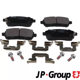Jeu de 4 plaquettes de frein avant JP GROUP 3863604610