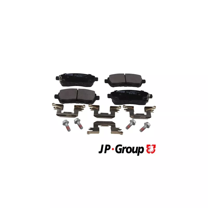 Jeu de 4 plaquettes de frein avant JP GROUP 3863604610