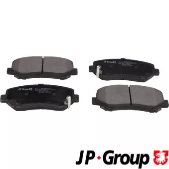 Jeu de 4 plaquettes de frein avant JP GROUP 3863604710
