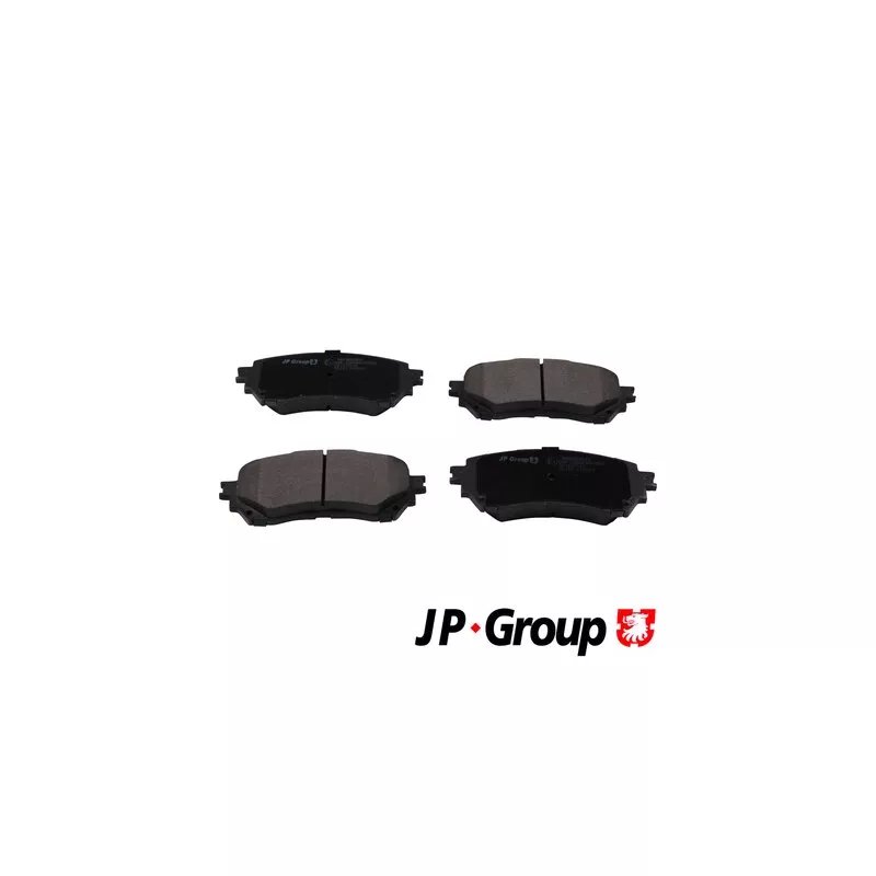 Jeu de 4 plaquettes de frein avant JP GROUP 3863604810