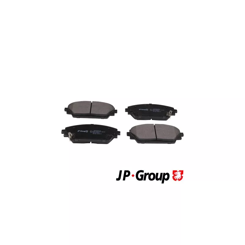 Jeu de 4 plaquettes de frein avant JP GROUP 3863604910